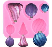 XMOLDNMS Balloon Silicone Mold Christmas Ornament Fondant Molds for Cake Decorating Cupcake Topper Candy Chocolate Gum Paste Polymer Clay