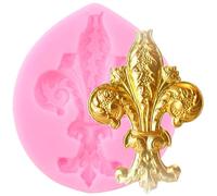 XMOLDNMS Baroque Fondant Mould Scroll Border Lace Silicone Moulds Curlicues Gum Paste Candy Chocolate Moulds for Sugar Cake Decorating Cupcake Topper Gum Paste Polymer Clay