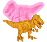 XMOLDNMS Dinosaur Silicone Moulds Tyrannosaurus Rex Fondant Mould for Cake Decoration Sugar Craft Cupcake Topper Chocolate Candy Polymer Clay Gum Paste