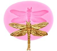 XMOLDNMS Dragonfly Silicone Candy Chocolate Fondant Moulds for Cake Decorating Cupcake Topper Gum Paste Polymer Clay