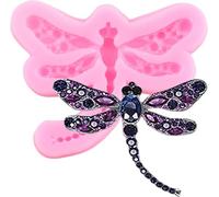 XMOLDNMS Dragonfly Silicone Fondant Moulds for Cake Decoration Cupcake Topper Candy Chocolate Polymer Clay Gum Paste