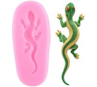 XMOLDNMS Lizard Gecko Silicone Fondant Moulds for Cake Decoration Cupcake Topper Candy Chocolate Polymer Clay Gum Paste