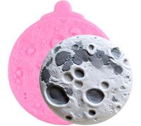 XMOLDNMS Moon Surface Silicone Mould Moon Surface Texture Mat Fondant Moulds for Space Themed Cake Decoration Cupcake Topper Candy Chocolate Polymer Clay Gum Paste