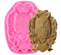 XMOLDNMS Owls Silicone Fondant Moulds for Cake Decorating Cupcake Topper Chocolate Gum Paste Candy Polymer Clay
