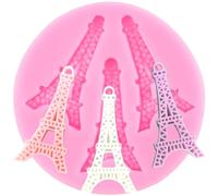 XMOLDNMS Paris Eiffel Tower Silicone Mould Chocolate Fondant Mould for Cake Decoration Cupcake Topper Candy Polymer Clay Gum Paste