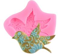 XMOLDNMS Pigeon Silicone Moulds Bird Molds Dove Fondant Mould for Cake Decorating Cupcake Topper Chocolate Gum Paste Candy Polymer Clay