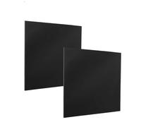 XMRISE Black Bakelite Phenolic Laminated Resin Board 200x200mm Suitable for Electrical Installations,Black,4mm 2 tablets