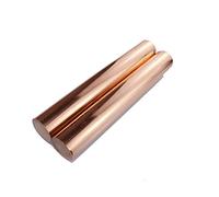 XMRISE Copper Rods T2 Pure Red Solid Lathe Round Bar Sticks Wires Metalworking Mold Electrode welding Industrial Raw Materials 2pcs,diameter：6mm*500mm