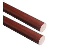 XMRISE Phenolic Resin Laminated laminated cloth rod for Electronic Materials, Length: 500mm 2 pieces,diameter 30mm