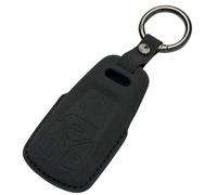 XMSCN Car Key Cover Compatible with Audi A4 A5 A6 A7 A8 Q3 Q5 Q7 R8 RS S4 S5 S6 S7 S8 TTS TT Smart Keys Case Protector suede 3 Buttons Key Box Shell (black)