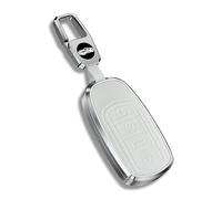 XMSCN Car Key Fob Cover for Chery Jaecoo J7 J8 J9 Tiggo 8 Pro Tiggo 8plus 5 Plus 7pro Tiggo 7 Pro Max Omoda 5 C5, Accessories with Keychains, 4 Buttons Smart Key Protector, (White)