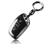 XMSCN TPU Key Fob Cover for MG ZS GT GS 350 360 750 W5 MG3 MG5 MG6 MG7 for Roewe RX3 RX8 ERX5 RX5 I6 I5, Accessories with Keychains, Smart Key Protector, 3 Buttons Car TPU Case