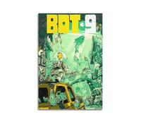 XMSDHRE Bot 9 Novel Book Poster Decorative Painting Canvas Wall Posters And Art Picture Print Modern Family Bedroom Decor Posters 20x30inch(50x75cm)