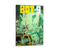 XMSDHRE Bot 9 Novel Book Poster Decorative Painting Canvas Wall Posters And Art Picture Print Modern Family Bedroom Decor Posters 12x18inch(30x45cm)