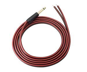 XMSJSIY 1/4 TS to Speaker Bare Wire,Audio Cable to 6.35mm Male Mono Adapter Replacement Open End Gold-Plated OFC HiFi TS Speaker Cord Amplifier Patch Cable for DJ Application