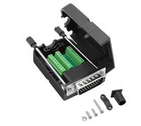 XMSJSIY DB26 Male Solderless Breakout Connector Adapter RS232 D-SUB 26 Pin Serial to PCB Terminal Block Module Board for DIY Wiring Connection