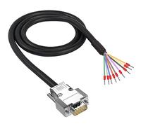 XMSJSIY DB9 Male RS232 9 Pin Serial Extension Cable - 1M / 3.28 FT | 22AWG RS232 D-SUB DB9 Serial to 9Pin Bare Wire End Cable Breakout Board Extension Core