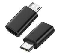 XMSJSIY Micro-USB Data Blocker Charge-Only Adapter Protect Against Juice Jacking Support Safe Charging Micro USB Data Blocking for Smartphones Tablet - Data Transfer Defender - 2PCS