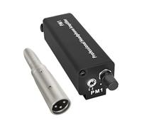 XMSJSIY Monitor Amplifier Headphone Amp Stereo Headphone Earphone with XLR/6.35mm Input 3.5mm Output Converter Portable/Audio Volume Control for Keyboardists, Drummers, Guitar