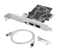 XMSJSIY PCI-E 1X to 1394 Firewire Riser Expansion Capture Card Controller