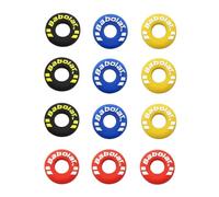 XMTStartrading 12Pcs Soft Lightweight Tennis Racket Vibration Dampeners Flexible Tennis Racquet Shock Absorber for Sports Players