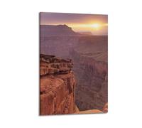 XMUXCY Landscape Photography Sunset Wonder of Grand Canyon Canvas Wall Art Posters for Modern Family Bedroom And Office Decor Artwork 08x12inch(20x30cm)