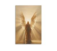 XMUXCY Modern Bedroom Wall Decoration Canvas Posters-Religious Poster Angel In Light Divine And Transcendent Painting 24x36inch(60x90cm) Unframe-style