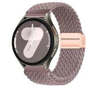 XMUXI 20mm Watch Straps Compatible with Samsung Galaxy Watch 7/6/5/4/FE/6 Classic/5 Pro/4 Classic/Huawe GT2/GT3 42mm Sport Strap Quick Release Vivoactive 6 Strap Nylon for Women Men Smoky Purple