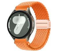 XMUXI 20mm Watch Straps Compatible with Samsung Galaxy Watch 7/6/5/4/FE/6 Classic/5 Pro/4 Classic/Huawe GT2/GT3 42mm Sport Strap Quick Release Vivoactive 6 Strap Nylon for Women Men Orange