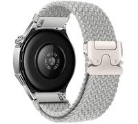 XMUXI 22mm Braided Straps Compatible with Garmi Venu 3/Venu 2/Vivoactive 4/Forerunner 265/255 Parachute-style Strap for Huawe Watch GT5 46mm/GT 4/GT3 Pro 46mm Stretchy Nylon Band (Pearl White)