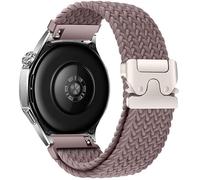 XMUXI 22mm Braided Straps Compatible with Garmi Venu 3/Venu 2/Vivoactive 4/Forerunner 265/255 Parachute-style Strap for Huawe Watch GT5 46mm/GT 4/GT3 Pro 46mm Stretchy Nylon Band (Smoky Purple)