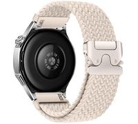 XMUXI 22mm Braided Straps Compatible with Garmi Venu 3/Venu 2/Vivoactive 4/Forerunner 265/255 Parachute-style Strap for Huawe Watch GT5 46mm/GT 4/GT3 Pro 46mm Stretchy Nylon Band (Starlight)