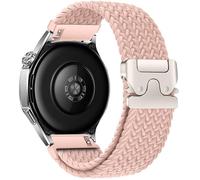 XMUXI 22mm Braided Straps Compatible with Garmi Venu 3/Venu 2/Vivoactive 4/Forerunner 265/255 Parachute-style Strap for Huawe Watch GT5 46mm/GT 4/GT3 Pro 46mm Stretchy Nylon Band (Sand Pink)