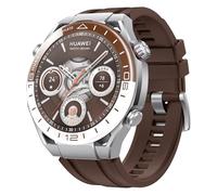 XMUXI FKM Rubber 22mm Watch Strap Compatible with Huawei Watch Ultimate/GT6 46mm Strap/GT5/GT4/GT3 46mm Fluororubber Band Forerunner 265/255/Vivoactive 4 Quick Release Replacement (Jupiter Brown)