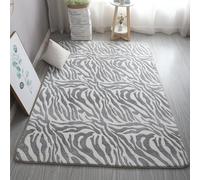 XMwike Luminous Area Rug Glow in The Dark Brindle for Kids Anti-Slip Bedroom Living Room Carpets, 120x80cm