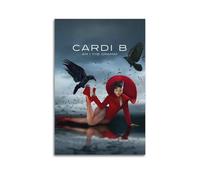 XMXPOSTARS Cardi B-Am I The Drama Poster Home Decotation Music Canvas Wall Art for Room Aesthestic 24x36inch(60x90cm) Unframe-style