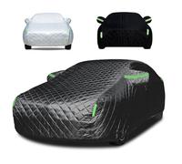 XMYAN Hail Protector Car Cover for Aston Martin DB11, Padded Car Covers Cotton Lining Heavy Duty Waterproof Truck SUV/Sedan Protector with Reflective Strips, All Weather(Black)