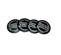 XMYLYH 4 Pcs Wheel Center Cap Sticker for Volvo XC40 RECHARGE 2023 56mm, Car Hub Centre Caps Sticker Wheel Trim Stickers Badge Emblem Decal Car Accessories