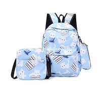 XMYNB School Bag Teenagers Girls Lightweight Waterproof School Bags Star Printing Children School Backpacks Child Schoolbag-Cat