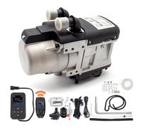 XmyXGAR 5KW 24V Hydronic Coolant Heater, with Remote Control, Liquid Fuel Heater, Diesel Water Heater, Temperature Control, Timed, for Boat, Caravan, Bus, Motorhome (5KW 24V