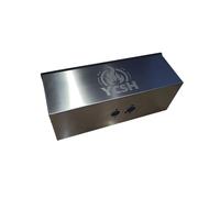 XmyXGAR Stainless steel installation box, Universal size, Built-in Box Underfloor Stainless Steel for Diesel Auxiliary Heater Air Heater Autoterm Air