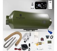 XmyXGAR YCSH Bluetooth 12V 2KW Diesel Air Heater CH22 Aluminum, Approved EU Parking Heating ITV with Silent Oil Pump, Suitable to High Altitude 5000 Meters and with Ventilation Mode, Outdoor Heating