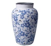 XMZXKJ Vintage Blue and White Vase Porcelain Flower Vase Ceramic for Home Christmas Decor Rustic