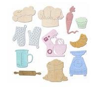 XMZZMX Bread Production Tool Metal Cutting Dies for Card Making, Paper Embossing Die Cuts Kit Templates, Storage Pockets Supplies, Photo Frame Album DIY Scrapbooking Stencils Sets