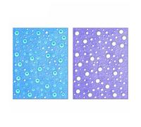 XMZZMX Bubble Dots Background Metal Cutting Dies for Card Making, Paper Embossing Die Cuts Kit Templates, Storage Pockets Supplies, Photo Frame Album DIY Scrapbooking Stencils Sets