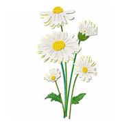 XMZZMX Daisy Chrysanthemum Flowers Metal Cutting Dies for Card Making, Paper Embossing Die Cuts Kit Templates, Storage Pockets Supplies, Photo Frame Album DIY Scrapbooking Stencils Sets