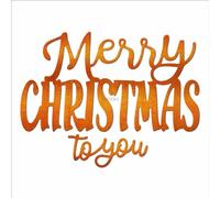 XMZZMX Merry Christmas Words Metal Cutting Dies for Card Making, Paper Embossing Die-Cuts Kit Storage Pockets Supplies, Scrapbooking Stencils