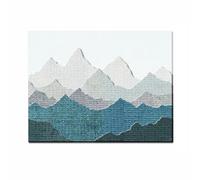 XMZZMX Mountain Peak Overlapping Metal Cutting Dies for Card Making, Paper Embossing Die Cuts Kit Templates, Storage Pockets Supplies, Photo Frame Album DIY Scrapbooking Stencils Sets