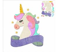 XMZZMX Shadow Unicorns Metal Cutting Dies for Card Making, Paper Embossing Die-Cuts Kit Storage Pockets Supplies, Scrapbooking Stencils