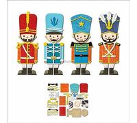 XMZZMX Small Soldiers Metal Cutting Dies for Card Making, Paper Embossing Die-Cuts Kit Storage Pockets Supplies, Scrapbooking Stencils